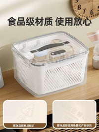 Portable Breast Pump Storage Bag with Drainage Rack for Working Moms