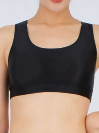 High Elastic Silky Sheer Running Vest Breathable Fitness Crop Top for Men and Women