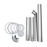 Wood Stove Cooktop Ring and Chimney Accessories for Outdoor and Home Use