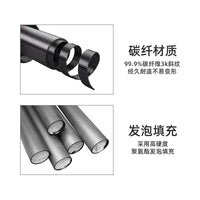 Carbon Fiber Pool Cue Shaft with Accelerated Taper, 3.4oz, Various Tip Sizes