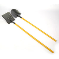 Heavy-Duty Steel Shovel with Wooden Handle for Gardening, Farming, and Emergency Use