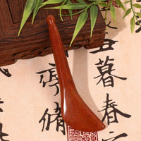 Red Bian Stone Gua Sha Massage Tool for Face and Eyes