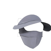 Full-Face Ice Silk UV Protection Mask with Neck Flap for Cycling and Sun Protection