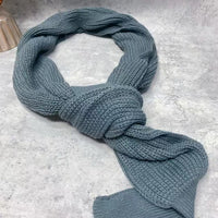 Women's Knitted Long Shawl with Sleeves, Hollow Out Cardigan Wrap for Autumn/Winter