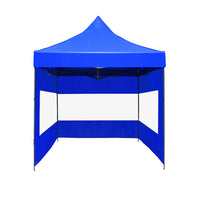 Outdoor Folding Canopy Tent Side Wall with Window for Stall Market Rain Shelter