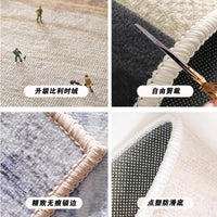 Round Lambswool or Velvet Area Rug for Bedroom Living Room Balcony