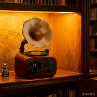 Retro Phonograph Shaped Storage Box and Desktop Ornament