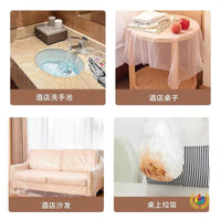 Disposable Basin Liner for Travel and Hotel Use, Portable Anti-Bacterial Sink Film