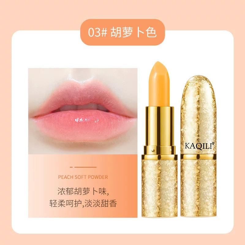 Hyaluronic Acid Color-Changing Lip Balm for Hydration and Moisturization