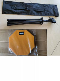 8-inch Mute Drum Pad Set with Stand for Adults and Students, Beginner Practice Drum Kit with Good Rebound and Silent Operation