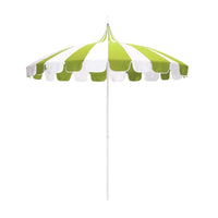 Outdoor Beach Umbrella UV Protection 12-Rib Patio Sunshade with Optional Logo Printing