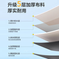 Portable Camping Tarp Sun Shelter UV Protection Hexagonal/Butterfly Awning for Outdoor Picnic