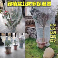 Plant Frost Protection Cover Winter Outdoor Transparent Anti-freeze Film for Potted Plants Fruit Trees