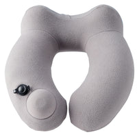 Inflatable U-Shaped Neck Pillow for Travel and Napping