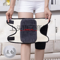 Unisex Thermal Knee Brace with Adjustable Straps and Fleece Lining for Joint Support