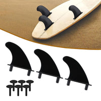 Soft Surfboard Fins with Screws and Wrench