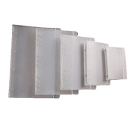 Frosted Translucent PP Loose Leaf Binder Cover for A4 B5 A5 A6 A7 Notebooks and Planners