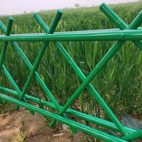Bamboo-Look Garden Fence Landscape Border for Yard and Vegetable Patch