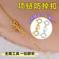 Anti-Loss M-Buckle for Gold Bracelets and Open Bangles, DIY Jewelry Fastener