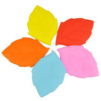 Candy Color Silicone Toothbrush Cup Portable Travel Mouthwash Cup Maple Leaf Design