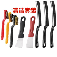 Multifunctional Cleaning Brush and Scraper Set for Grout and Crevices