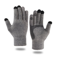 Men's Winter Warm Touchscreen Gloves with Alpaca Fleece Lining