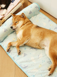 Pet Cooling Mat for Dogs and Cats, Ice Silk Summer Pad for Kennels and Beds