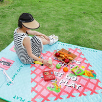 Portable 2-in-1 Backpack Picnic Blanket, Thickened Moisture-proof Beach Camping Mat