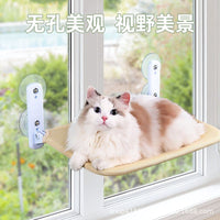Cat Window Hammock with Suction Cups - Sunbathing Perch for Cats