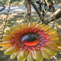 Outdoor Hanging Sunflower Bird Feeder for Garden Decoration