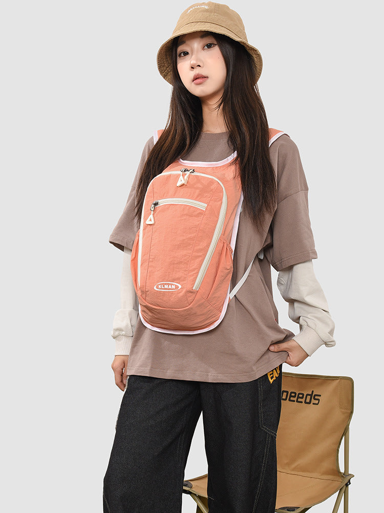Korean Style Oxford Cloth Backpack for Outdoor Sports and Travel