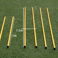 1.5m Agility Pole for Soccer Training, Traffic Sign Pole for Driving Practice, Slalom Pole