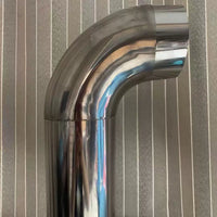 Thick Stainless Steel Flue Pipe Elbow for Wood Stoves - 45/90 Degree