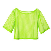 1980s Fishnet Tank Top Set for Party Wear