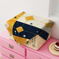 Korean Style Star Pattern Dust Cover for Home Appliances - Microwave, Air Fryer, Small Appliance Cover