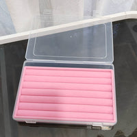 Stackable Velvet Jewelry Organizer Box for Rings, Earrings, Necklaces, Bracelets, and Pendants