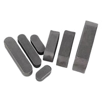 45# Steel High-Strength Parallel Key Stock GB1096 Square Key A-Type Round End Key Shaft Key M3-M25