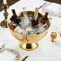 Stainless Steel Champagne Ice Bucket 13.5L for Parties and Events