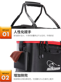 Thickened Multi-functional Fishing Bucket Live Fish Box Foldable Water Bucket Fishing Box Fish Guard Bucket