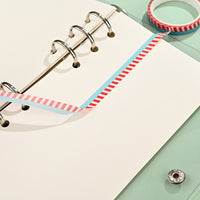 Double-Sided Release Paper Notebook Refill Pages for 6-Hole Binders, Blank Detachable Planner Inserts