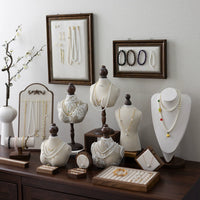 Jewelry Display Mannequin Bust for Necklaces, Earrings, and Bracelets