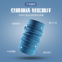 Cooling Wrist Sweatband for Outdoor Sports, Running, Hiking, Fitness, and Basketball