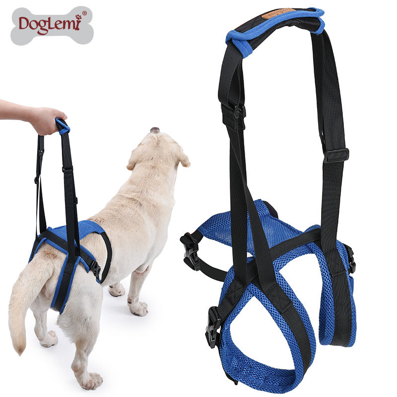 Pet Dog Rear Leg Support Harness for Injured, Elderly, or Disabled Dogs - Adjustable Lifting Aid for Walking, Climbing Stairs, Car Access