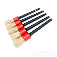Car Detailing Brush Set for Wheels, Vents, Engine, and Interior Cleaning - 5 Piece Kit