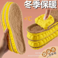 Winter Warm Lambswool Insoles for Shoes - Thickened, Soft, Sweat-Absorbent & Odor-Resistant