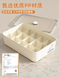 Underwear and Socks Organizer Box with Compartments for Wardrobe Storage