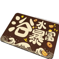 Diatomaceous Earth Bath Mat Quick Dry Non-Slip Absorbent Soft Floor Mat for Bathroom Entryway