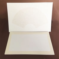 Thickened Xuan Paper Cardboard for Calligraphy and Painting, Fan-shaped and Rectangular Art Paper