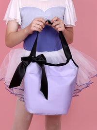 Kids Dance Bag Ballet Latin Shoulder Handbag with Logo