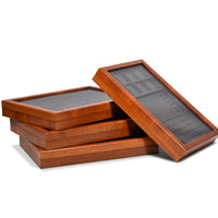Lidded Jewelry Display Tray for Rings, Pendants, Bracelets, and Necklaces